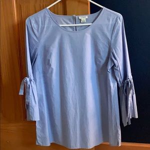 Jcrew chambray blouse